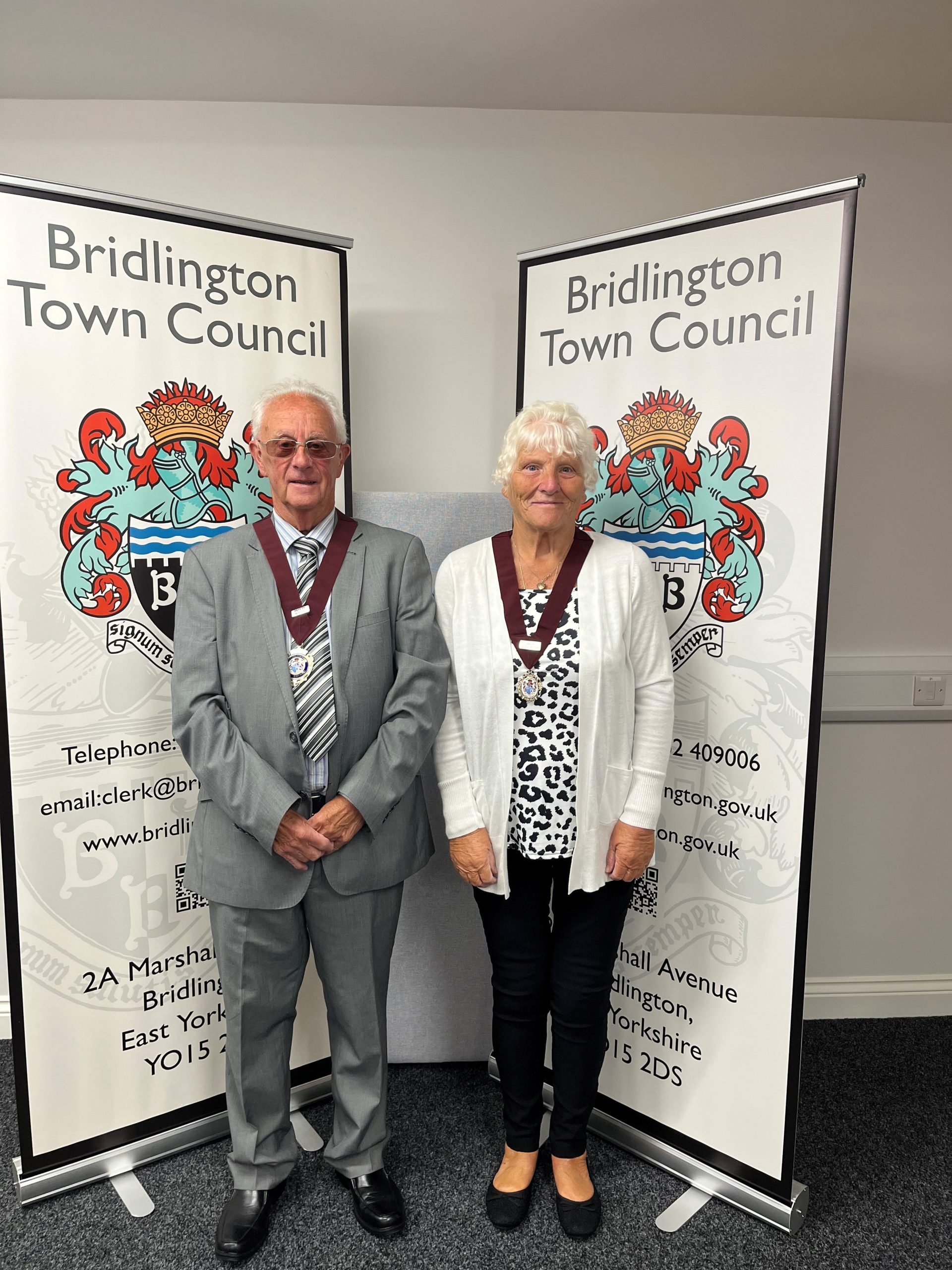 Deputy Mayor Councillor Ray Pollard and Deputy Mayoress Ms Doreen Sharp